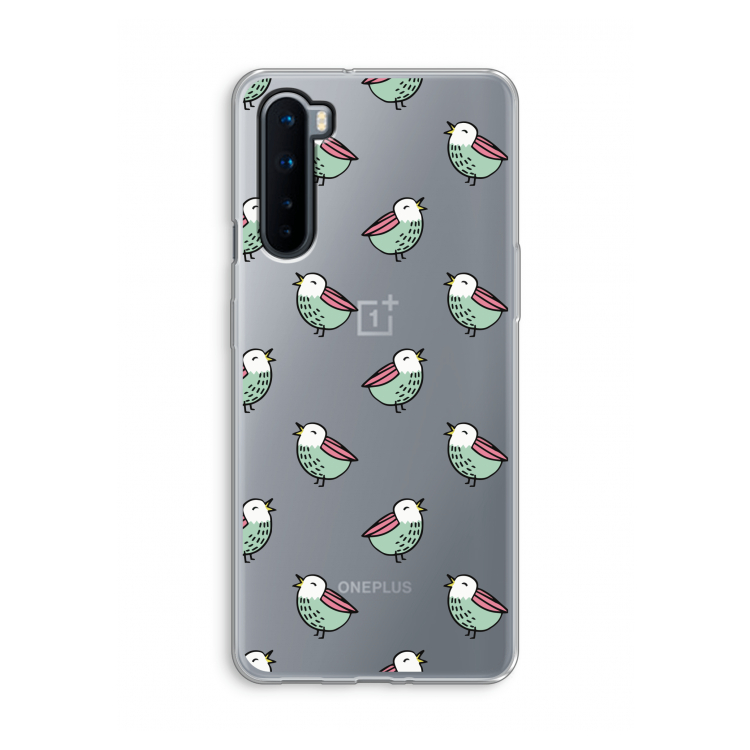 Vogeltjes: OnePlus Nord Transparant Hoesje