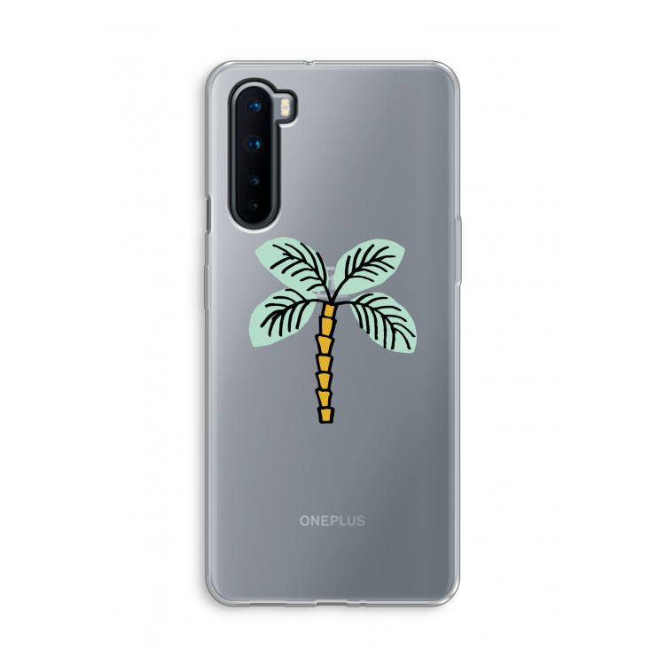 Palmboom: OnePlus Nord Transparant Hoesje