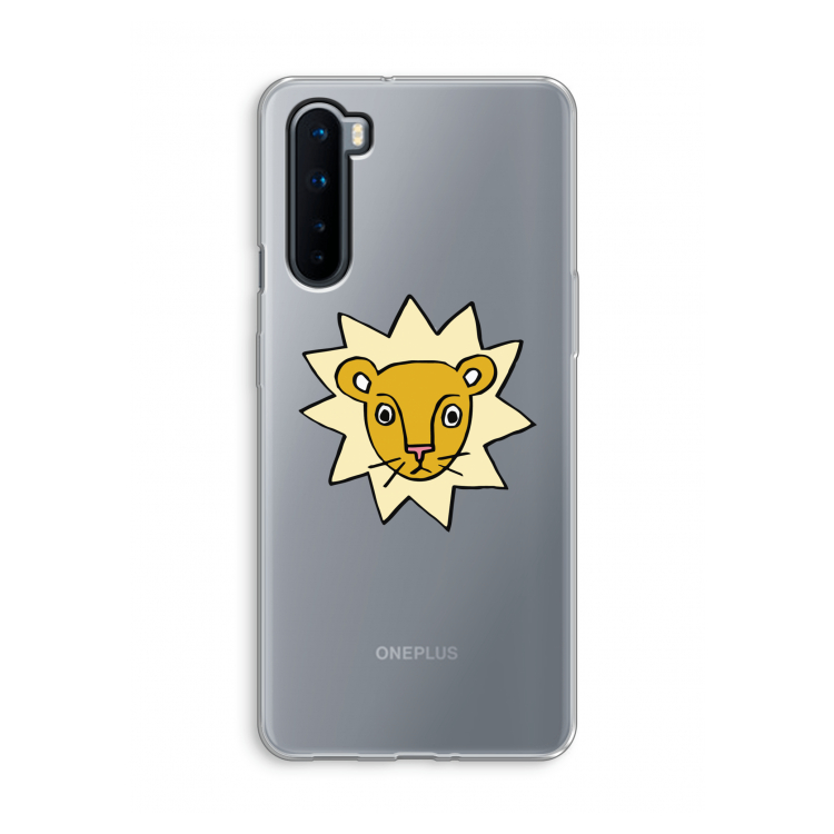 Kleine leeuw: OnePlus Nord Transparant Hoesje