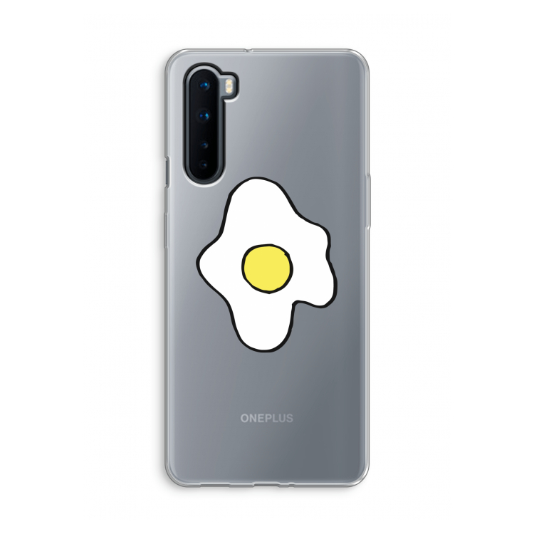 Spiegelei: OnePlus Nord Transparant Hoesje