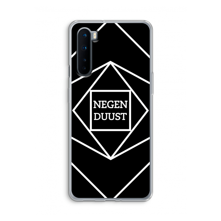 Negenduust geometrisch: OnePlus Nord Transparant Hoesje