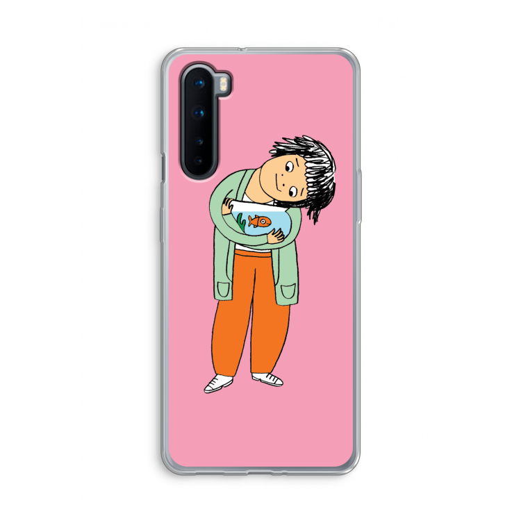 Visknuffel: OnePlus Nord Transparant Hoesje