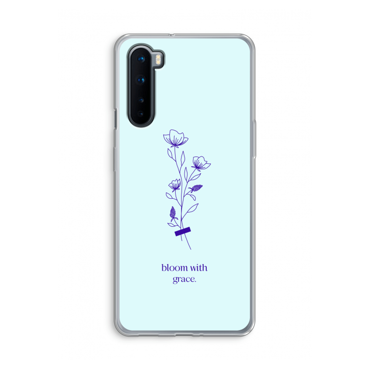 Bloom with grace: OnePlus Nord Transparant Hoesje