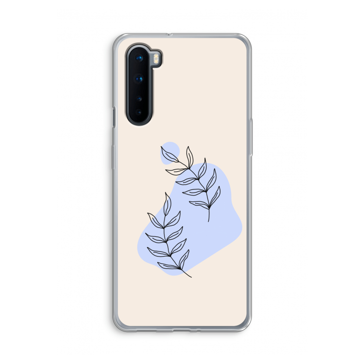 Leaf me if you can: OnePlus Nord Transparant Hoesje