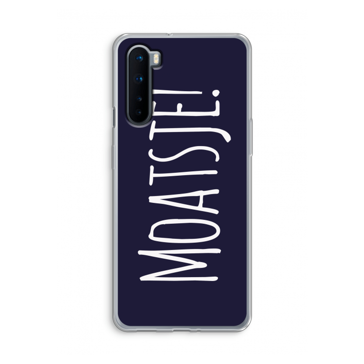 Moatsje!: OnePlus Nord Transparant Hoesje