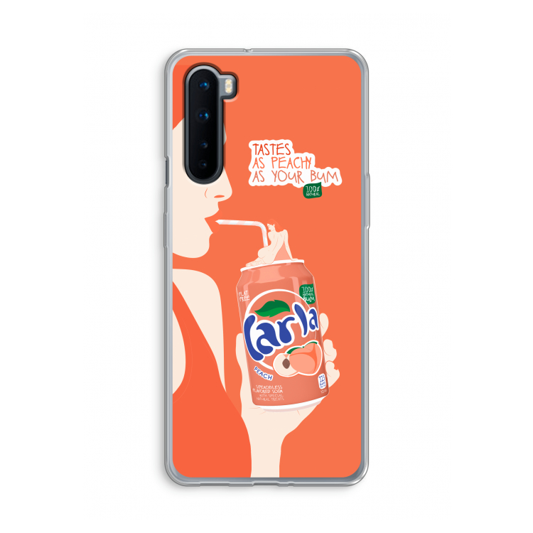 Peach please!: OnePlus Nord Transparant Hoesje