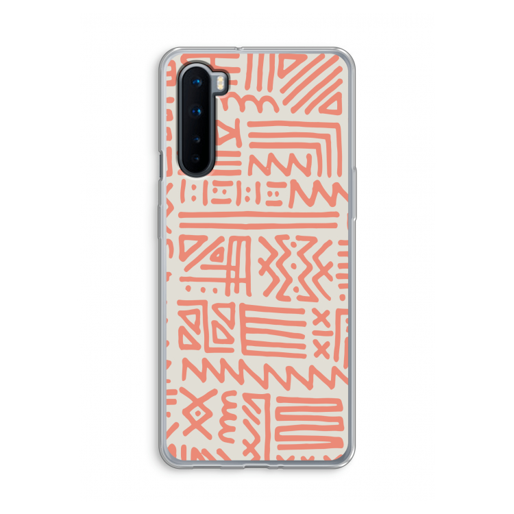 Marrakech Pink: OnePlus Nord Transparant Hoesje