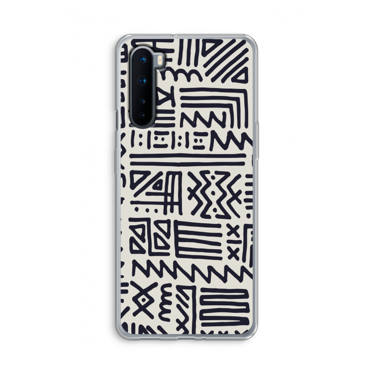 Marrakech print: OnePlus Nord Transparant Hoesje