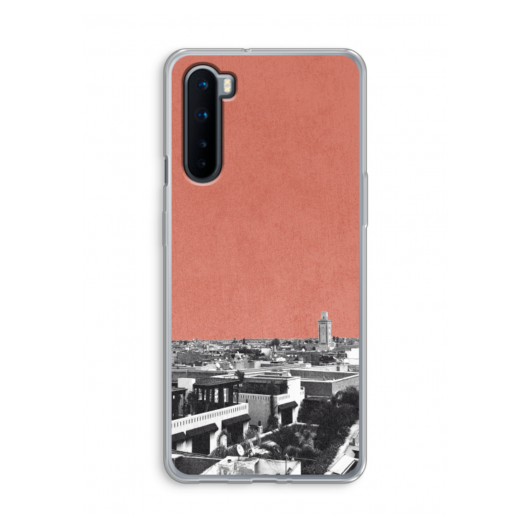 Marrakech Skyline : OnePlus Nord Transparant Hoesje
