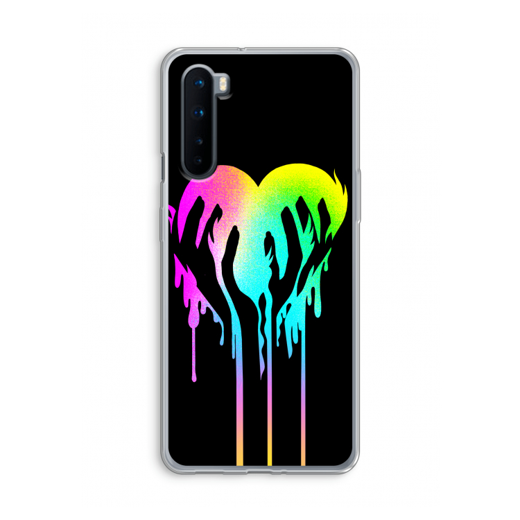Hold My Heart: OnePlus Nord Transparant Hoesje
