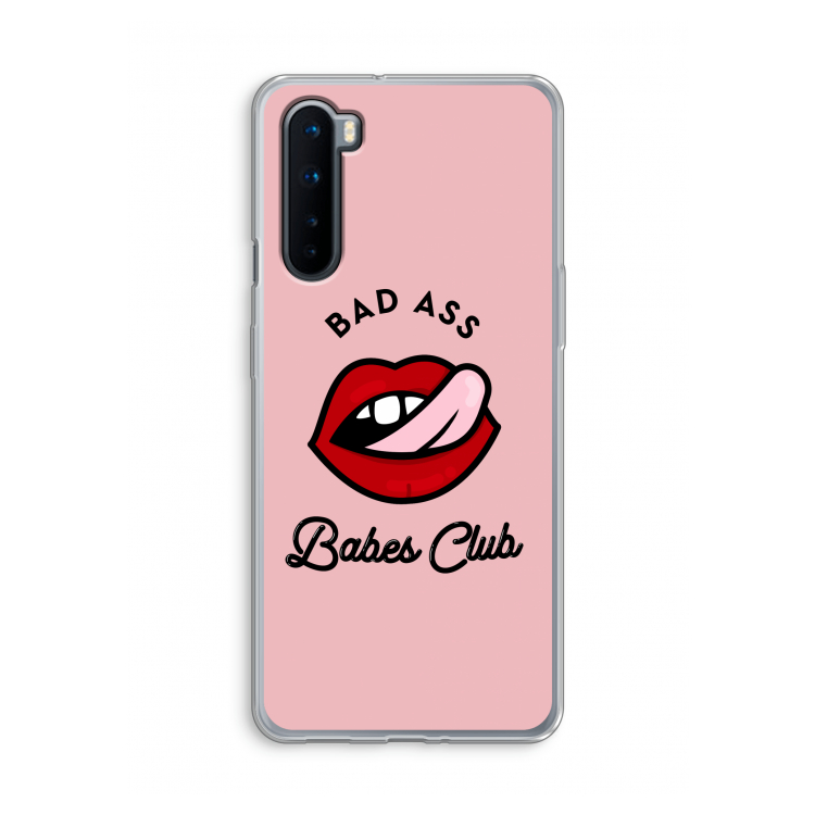 Badass Babes Club: OnePlus Nord Transparant Hoesje