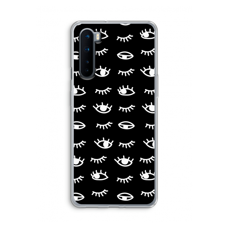 Eye pattern #3: OnePlus Nord Transparant Hoesje