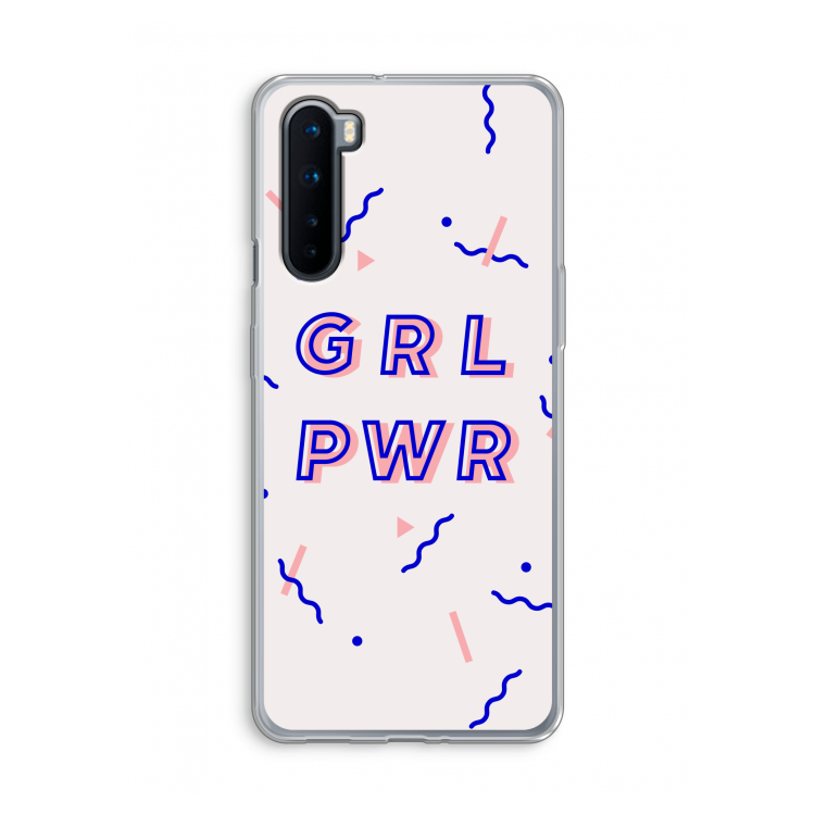 GRL PWR: OnePlus Nord Transparant Hoesje