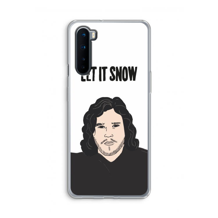 Let It Snow: OnePlus Nord Transparant Hoesje