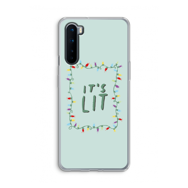 It's Lit: OnePlus Nord Transparant Hoesje