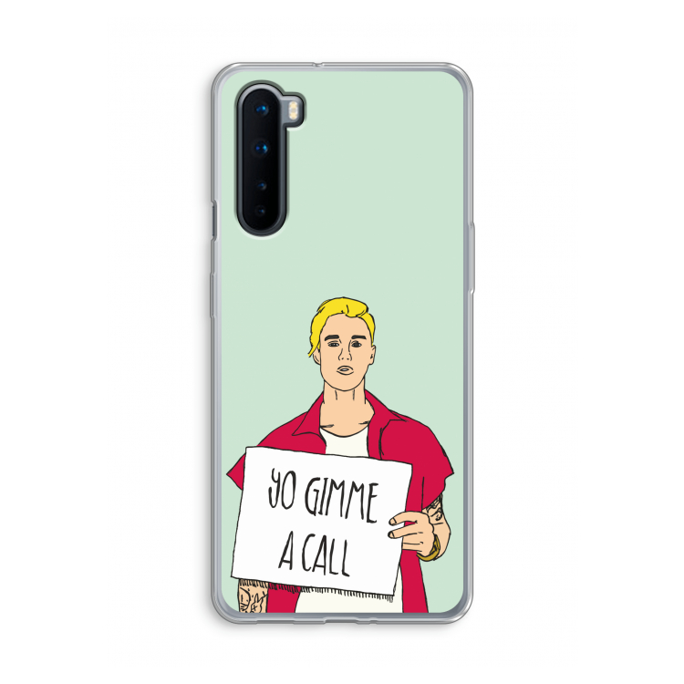 Gimme a call: OnePlus Nord Transparant Hoesje