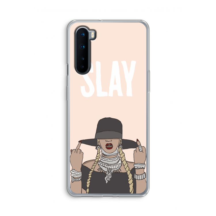 Slay All Day: OnePlus Nord Transparant Hoesje