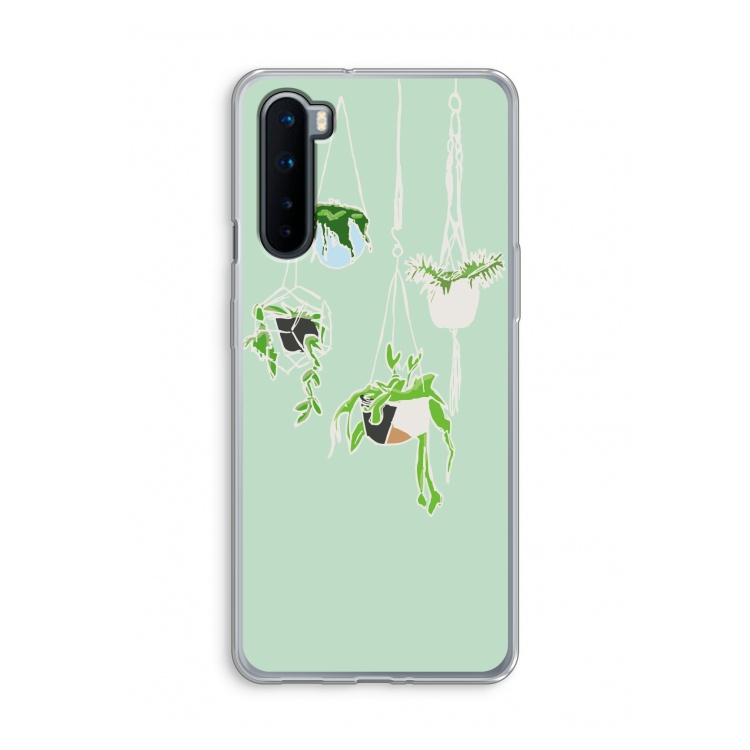 Hang In There: OnePlus Nord Transparant Hoesje