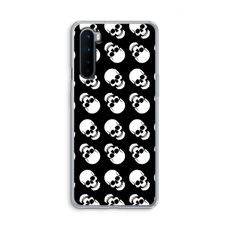Musketon Skulls: OnePlus Nord Transparant Hoesje