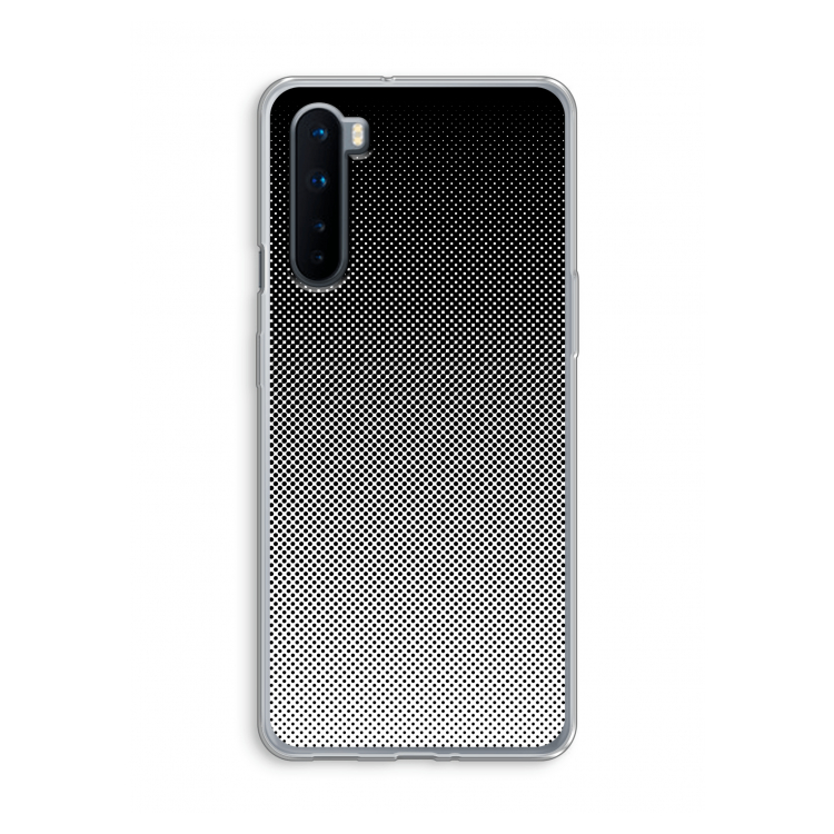Musketon Halftone: OnePlus Nord Transparant Hoesje