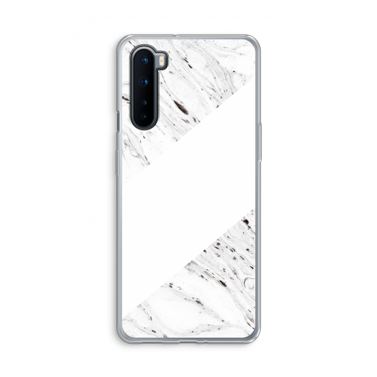 Biggest stripe: OnePlus Nord Transparant Hoesje