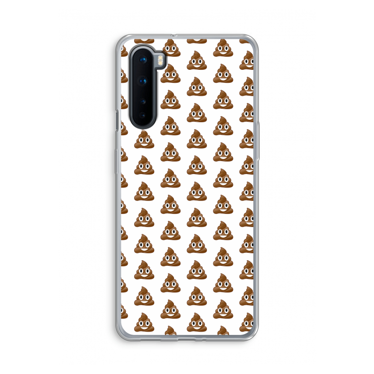 Poop emoji: OnePlus Nord Transparant Hoesje