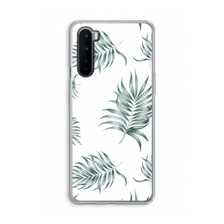 Simple leaves: OnePlus Nord Transparant Hoesje