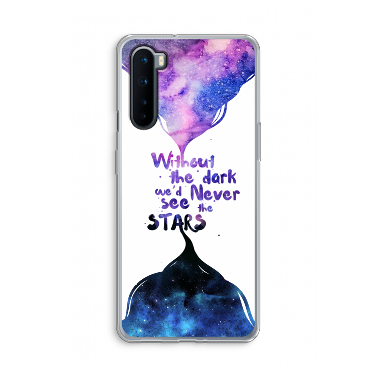 Stars quote: OnePlus Nord Transparant Hoesje