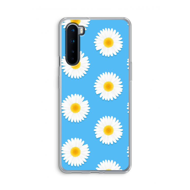 Margrietjes: OnePlus Nord Transparant Hoesje