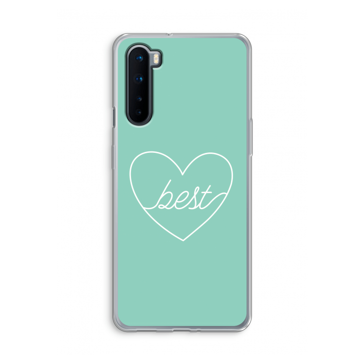 Best heart pastel: OnePlus Nord Transparant Hoesje