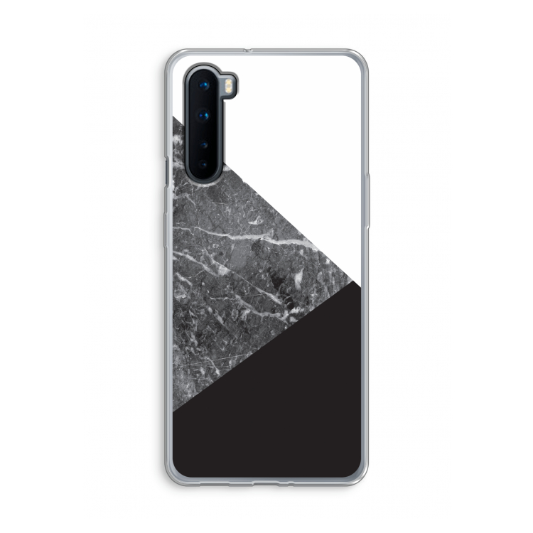 Combinatie marmer: OnePlus Nord Transparant Hoesje