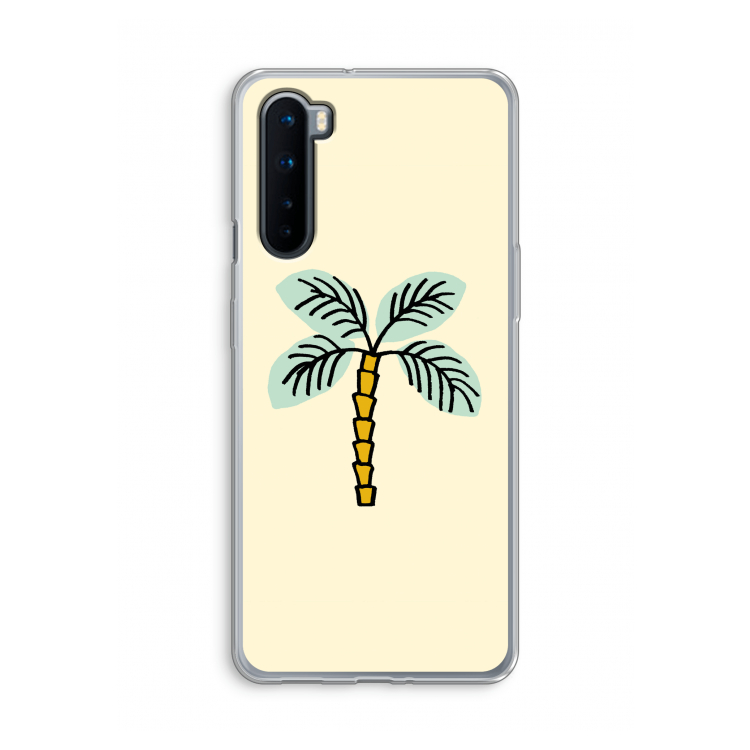 Palmboom: OnePlus Nord Transparant Hoesje