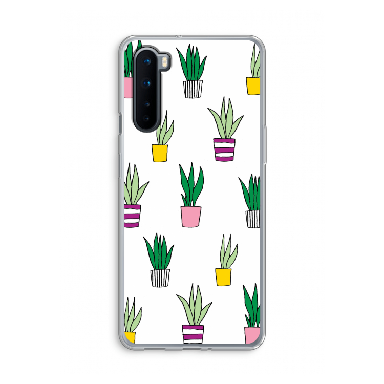Sanseveria: OnePlus Nord Transparant Hoesje