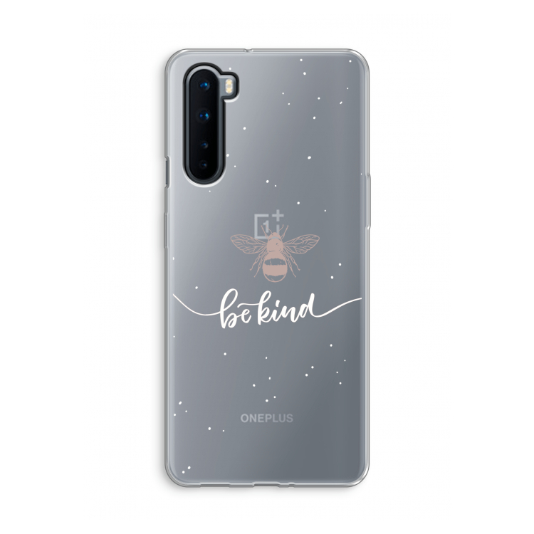 Be(e) kind: OnePlus Nord Transparant Hoesje