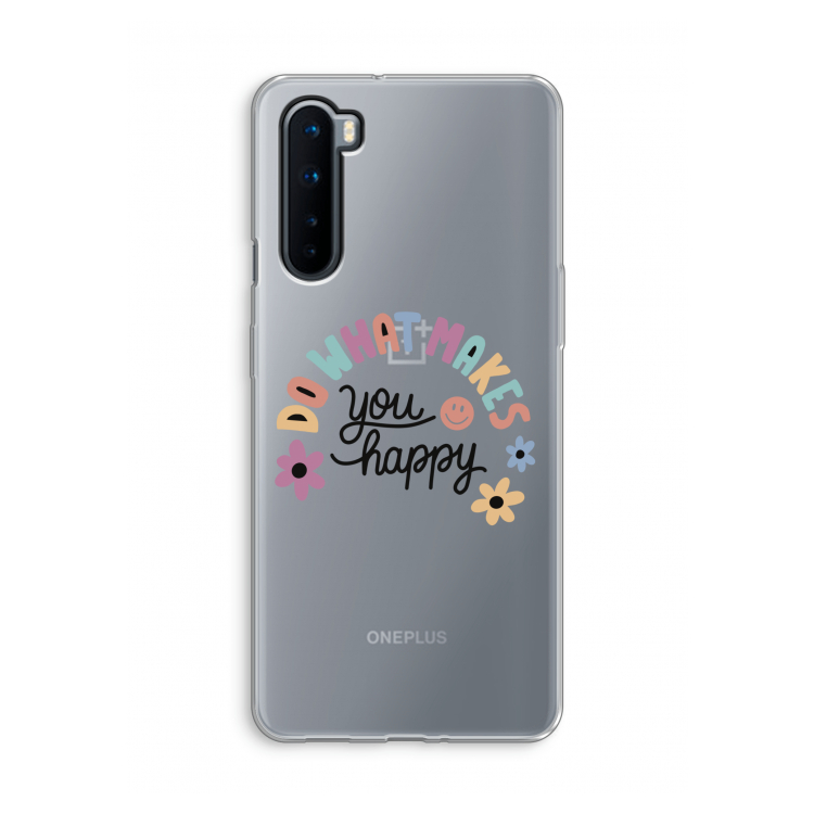 Happy days: OnePlus Nord Transparant Hoesje