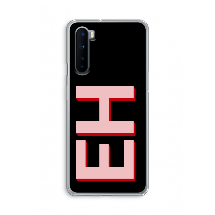 Monogram: OnePlus Nord Transparant Hoesje
