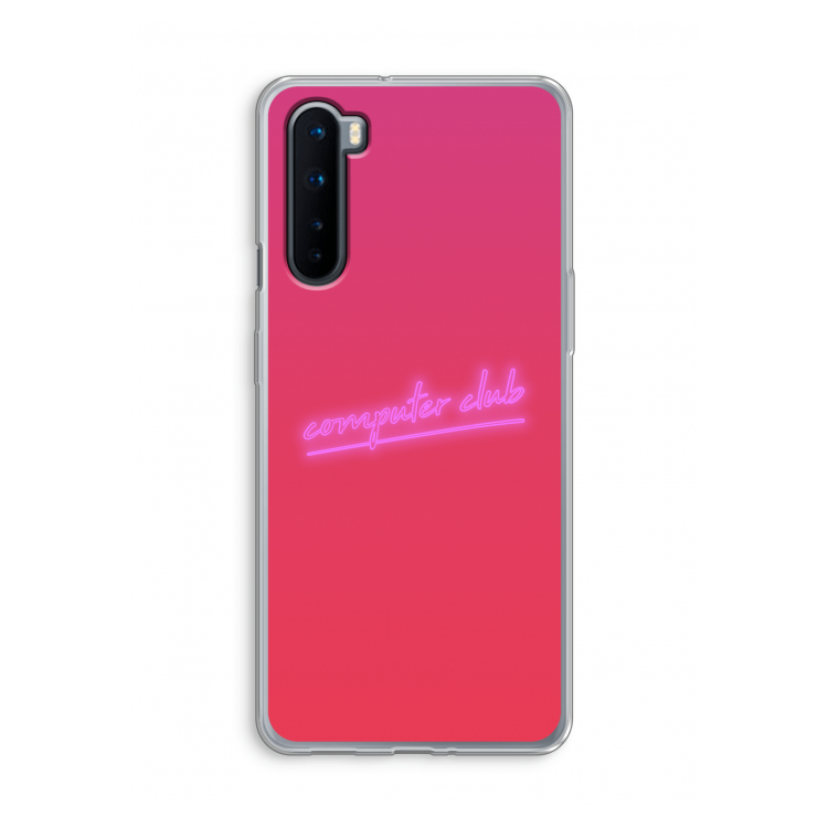 Vice Glow: OnePlus Nord Transparant Hoesje