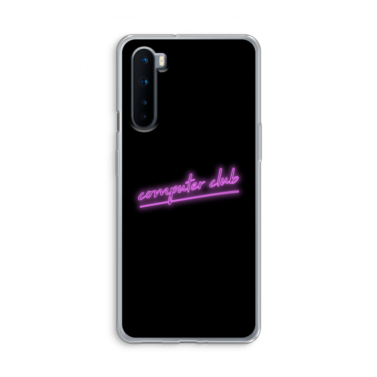 Vice Black: OnePlus Nord Transparant Hoesje