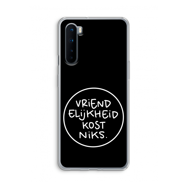 Vriendelijkheid: OnePlus Nord Transparant Hoesje