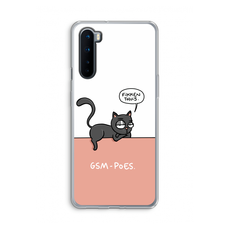 GSM poes: OnePlus Nord Transparant Hoesje