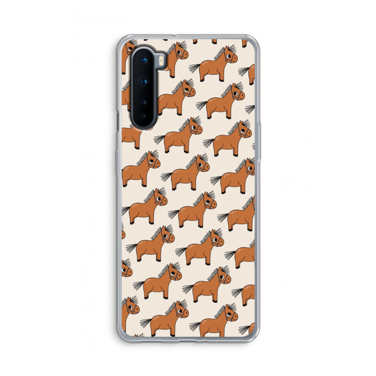 Pony: OnePlus Nord Transparant Hoesje