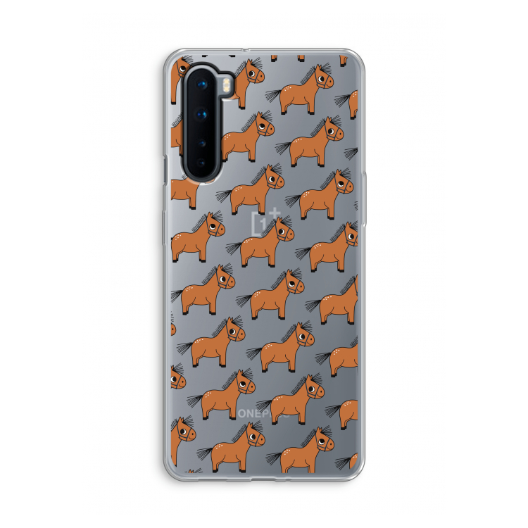 Pony: OnePlus Nord Transparant Hoesje