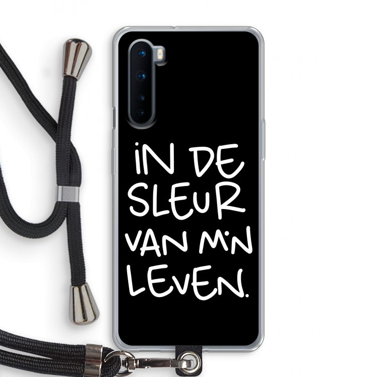 De Sleur: OnePlus Nord Transparant Hoesje met koord