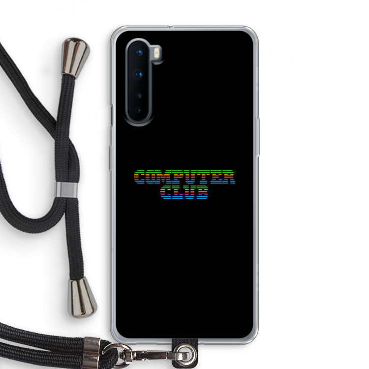 Retro: OnePlus Nord Transparant Hoesje met koord