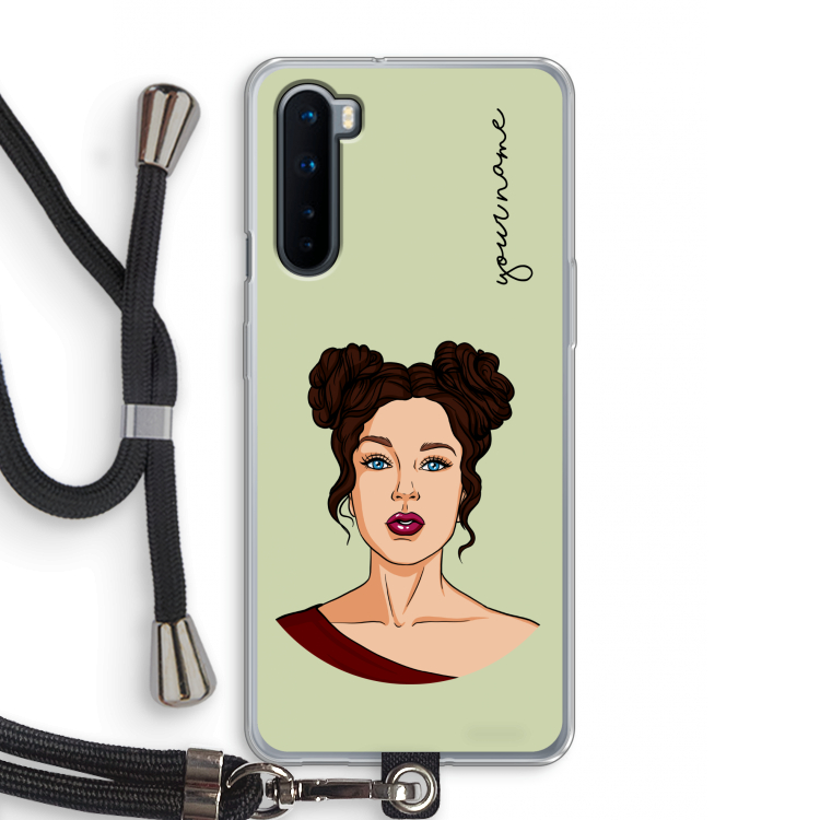 Pop-Art Creator: OnePlus Nord Transparant Hoesje met koord