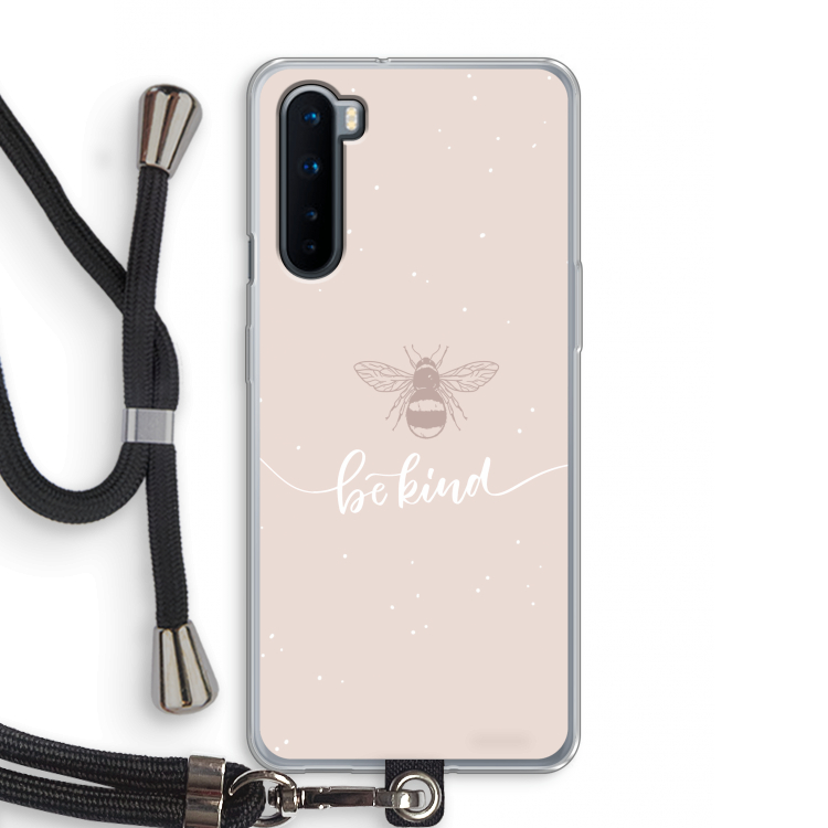 Be(e) kind: OnePlus Nord Transparant Hoesje met koord