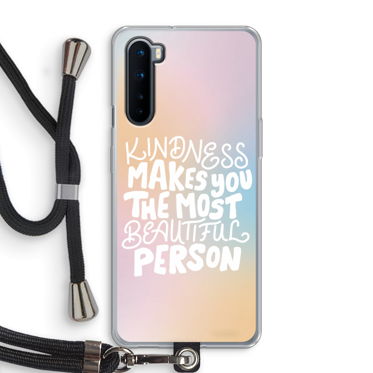 The prettiest: OnePlus Nord Transparant Hoesje met koord