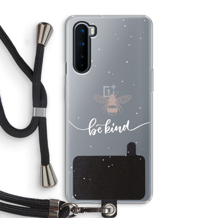 Be(e) kind: OnePlus Nord Transparant Hoesje met koord