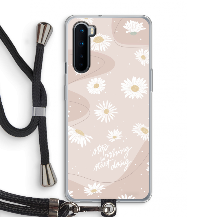Daydreaming becomes reality: OnePlus Nord Transparant Hoesje met koord