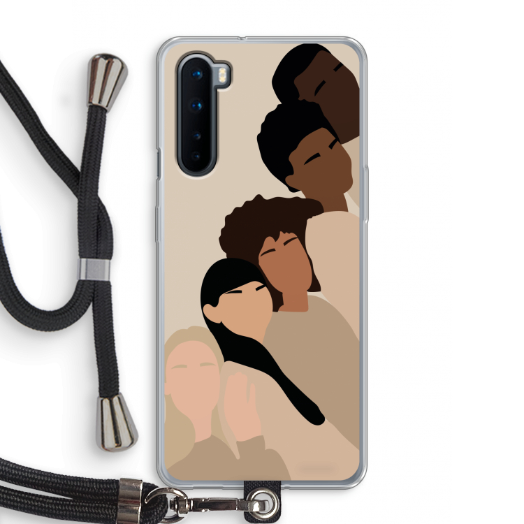 Sweet creatures: OnePlus Nord Transparant Hoesje met koord